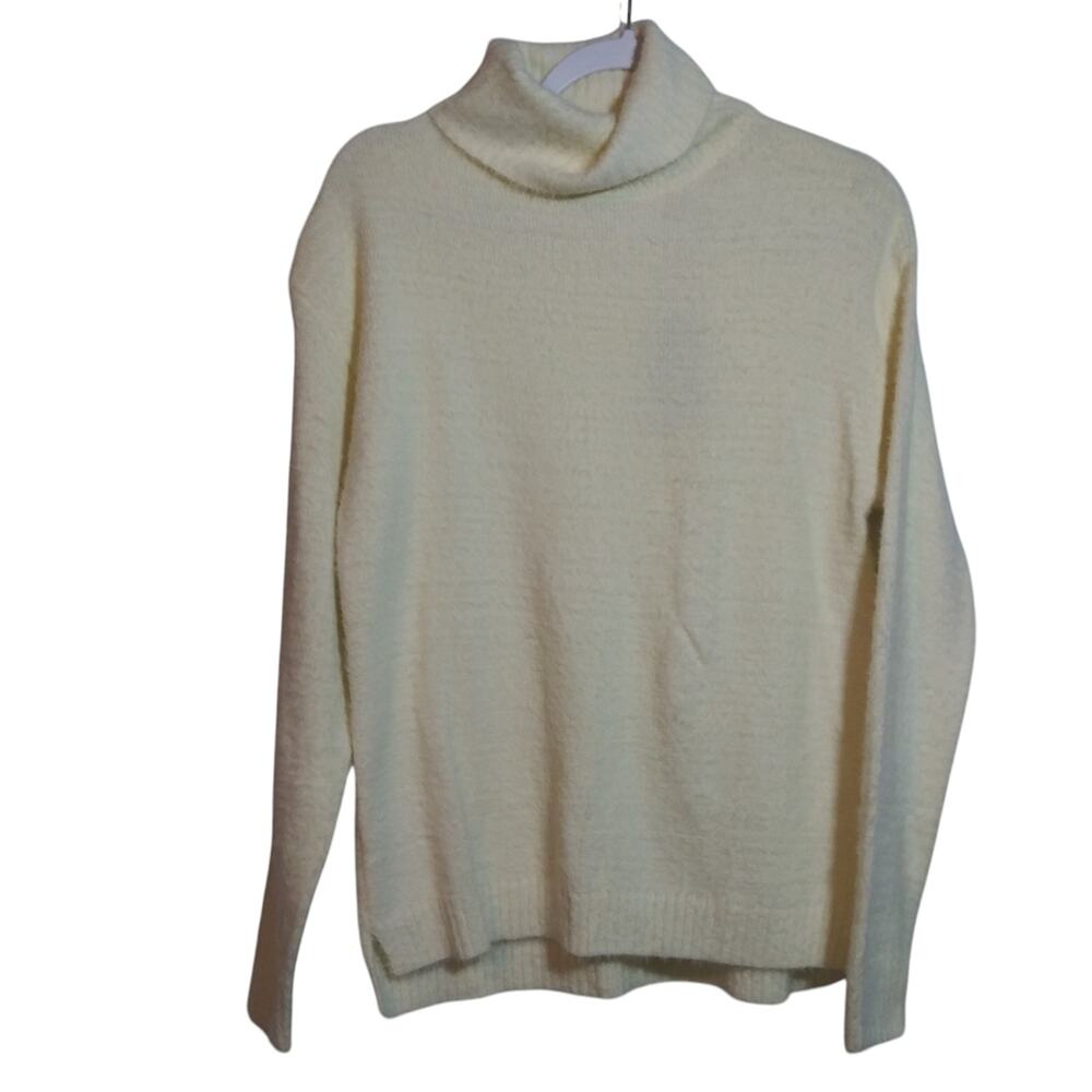 WeatherProof Vintage Cream Turtleneck Women's Sweater - Cozy Knit Pullover Sz S
